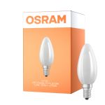 Osram LED Classic E14 Candle Filament Frosted 1.2W 255lm - 827 Extra Warm White | Replaces 25W