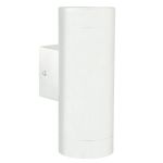 Nordlux Tin Wall Light Metal White Up & Down | Suitable for 2x GU10
