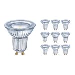 Multipack 10x Ledvance  Performance LED Spot Reflector GU10 PAR16 4.3W 350lm 120D - 830 Warm White | Replaces 32W