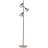 Brilliant Standing Light Avia Metal Wood Black | 380mm - Suitable for 3x E14