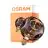 Osram Decor LED Lamp Black Glass E27 3.5W 300lm - 827 Extra Warm White | Replaces 25W