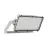 Ledvance LED Floodlight Max Aluminium Grey 600W 69300lm 65x120d - 830 Warm White | IP66 - Asymmetrical