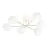 Emibig Ceiling Light Magnum Steel White | Suitable for 6x E14 - Max 10W
