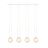 Emibig Pendant Glam Steel White | Suitable for 4x E14 - Max 10W