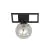 Emibig Ceiling Light Imago Steel Black | Suitable for 1x E14 - Max 10W