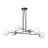 Emibig Pendant Ognis Steel Black | Suitable for 6x E27 - Max 10W