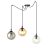 Emibig Pendant Gigi Steel Black | Suitable for 3x E14 - Max 10W