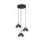 Emibig Ceiling Light Seco Steel Black | Suitable for 3x E27 - Max 15W