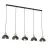 Emibig Ceiling Light Seco Steel Black | Suitable for 5x E27 - Max 15W