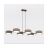 Emibig Pendant Drumz Steel Brown | Suitable for 6x E14 - Max 10W
