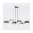 Emibig Pendant Drumz Steel Black | Suitable for 6x E14 - Max 10W