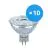 Multipack 10x Ledvance  Performance LED Spot Reflector GU5.3 MR16 5W 345lm 36D - 930 Warm White | Best Colour Rendering - Dimmable - Replaces 35W