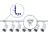 Bright Choice Complete Set 1-Phase Rail L 1 x 2 Meter White | incl. 7x Spot + GU10 2700K 3W Dimmable + End Cap, Power Connector and L -Connector