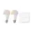 Duopack Eglo LED E27 Pear Clear Filament 11W 1300lm - 827-865 Tunable White + RGB | Zigbee Dimmable - Replaces 100W