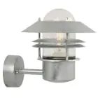 Nordlux Blokhus Wall Light Steel and Glass Grey | IP54 - Suitable for E27