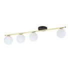 Emibig Ceiling Light Monza Steel Black | Suitable for 4x E14 - Max 10W