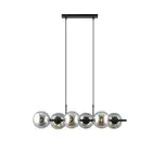 Emibig Pendant Rory Steel Black | Suitable for 6x E14 - Max 10W