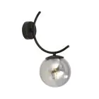 Emibig Wall Light Boston Steel Black | Suitable for 1x E14 - Max 10W