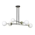 Emibig Pendant Ognis Steel Black | Suitable for 6x E27 - Max 10W
