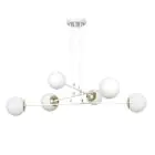Emibig Pendant Ognis Steel White | Suitable for 6x E27 - Max 10W