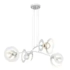 Emibig Pendant Euforia Steel White | Suitable for 4x E27 - Max 15W