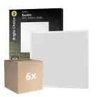 Multipack 6x Bright Choice LED Panel Backlit 36W 3600lm - 830 Warm White | 60x60cm - UGR 
